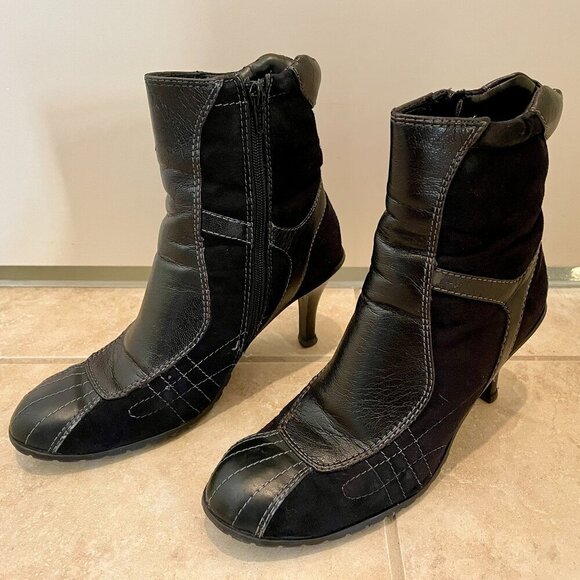Women's Heeled Ankle Boots Size 8 - Picture 1 of 4